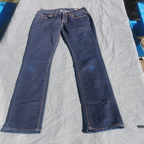 Size 00 / 24 A Lucky Brand Brooke Straight Dark Blue Jean 5 pocket - Picture 7 of 15